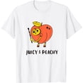 thumbnail image 1 of Juicy & Peachy | Cute Kawaii Giant Peach Design T-Shirt, 1 of 3