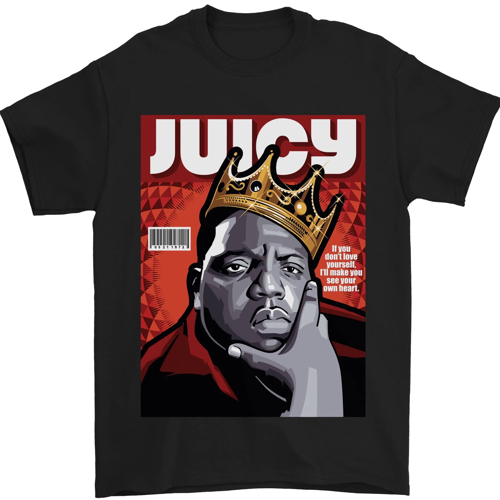 Juicy Rap Music Hip Hop Rapper Mens T-Shirt 100% Cotton - Walmart.com