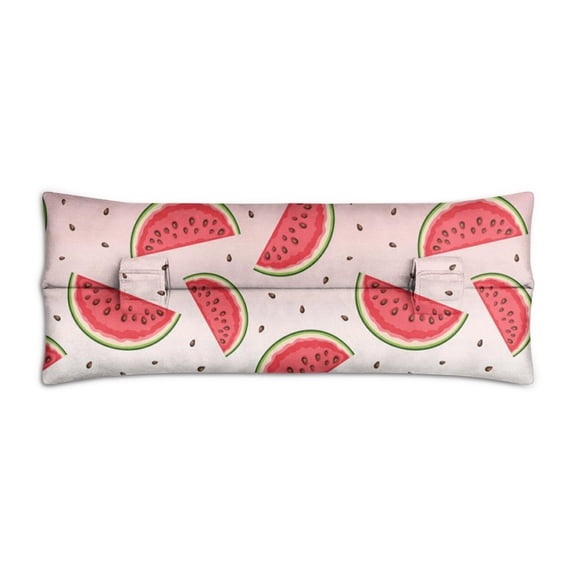 Juicy Watermelon Seatbelt Pillow Vibrant Slice Design for Post-Surgery Comfort, Chemo Port & Heart Surgery Support
