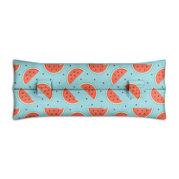 Juicy Watermelon Seatbelt Pillow Vibrant Slice Design for Post-Surgery Comfort, Chemo Port & Heart Surgery Support