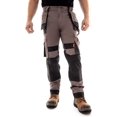 thumbnail image 1 of JuicyTrendz Men's Heavy Duty Cargo Work Pants with Reinforced Knees, Stretch Fabric, 8 Pockets Utility Trousers for Construction Gray 30W x 34L, 1 of 4