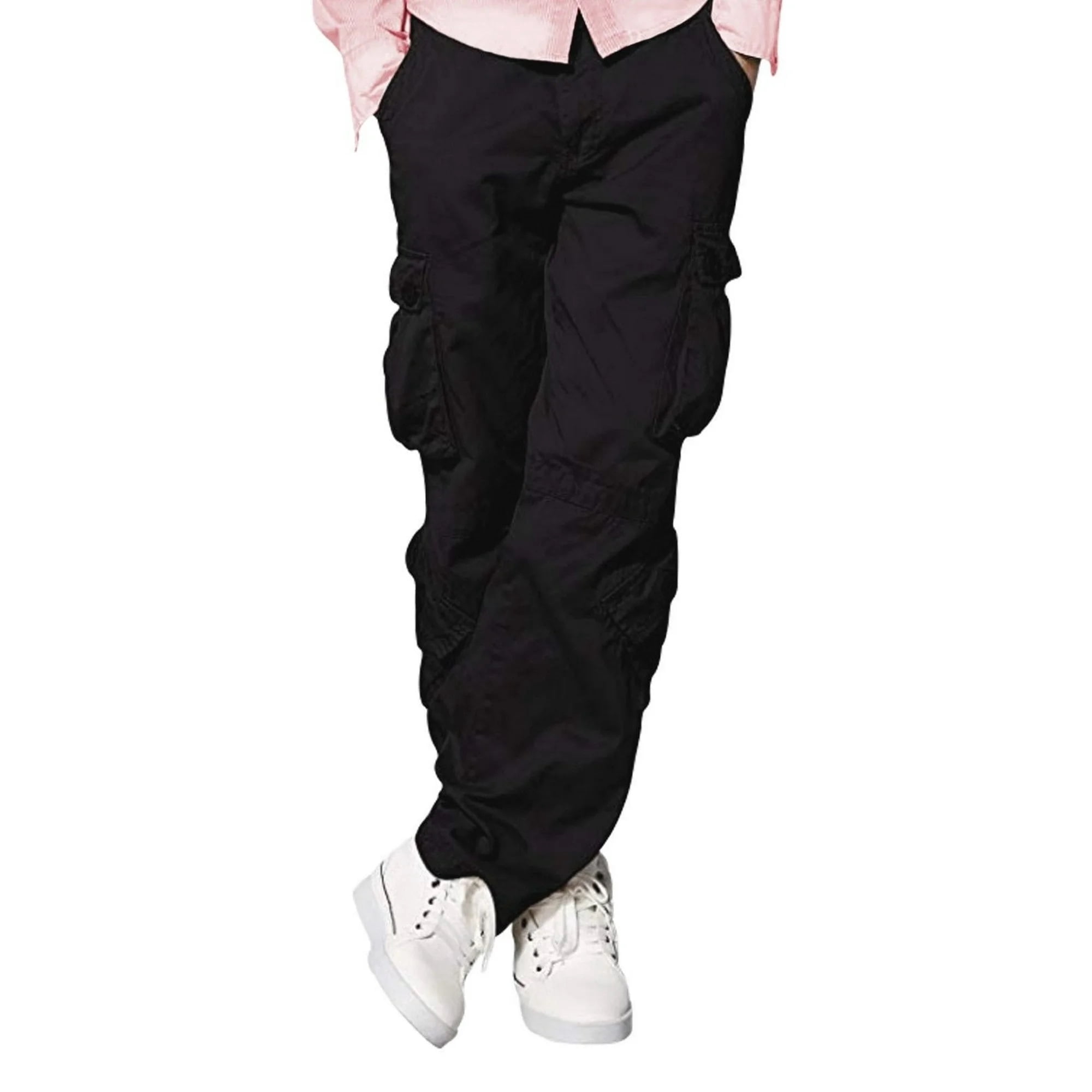 JuicyTrendz Men’s Cotton Cargo Work Pants Outdoor Trousers with Multi ...