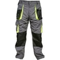 thumbnail image 1 of JuicyTrendz Men’s Work Trousers – Tactical Work Utility and Safety Pants for Construction with Cargo Pockets Gray W40 x L34, 1 of 5