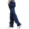 thumbnail image 1 of Juicy Trendz Women’s Utility Cargo Pants – Military Army Style Hiking Work Trousers with Multiple Pockets 2809-Navy M, 1 of 5