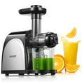 Juilist Cold Press Juicer High Juice Yield, Easy Clean, Quiet Motor