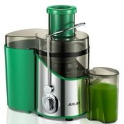 Juilist Juicer Machines, 3" Wide Mouth Juicer Extractor, 3-Speed Setting, 400W Easy to Clean, Green