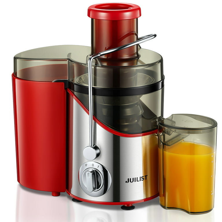Juilist Juicer Machines, 3 Wide Mouth Juicer Extractor, 3-Speed Setting,  400W Easy to Clean, Red 