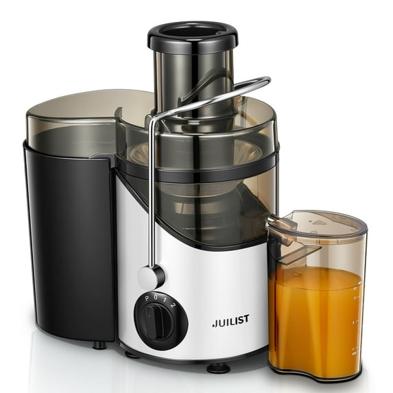 Juilist Juicer Machines, 3" Wide Mouth Juicer Extractor, 3-Speed Setting, 400W Easy to Clean, White
