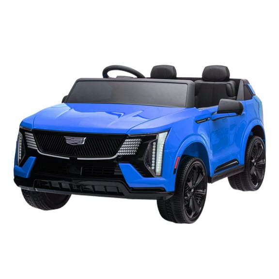 Juiluna 24V Licensed Cadillac Ride On Truck Car for Kids - 2 Seater Electric Vehicle w/Parent Remote Control, Smooth Start, Bluetooth Music & LED Lights, Battery Powered Car for Boys Girls (3 Years+)