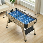Juiluna 54 Inch Full Size Foosball Table, Soccer Table Game for Kids and Adults, Arcade Table Soccer for Home, Indoor Game Room Sport, Easy Assembly