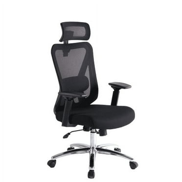 Juiluna Ergonomic Office Chair High Back Mesh Computer Chair with Adjustable 3D Headrest Lumbar Support Liftable Armrest Swivel Computer Task Chair for Home Office