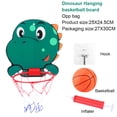 thumbnail image 1 of Juiluna Kids Basketball Hoop Kit Cartoon Animals Hanging Basketball Stand Outdoor Indoor Game Sports For Boys Girls Gifts, 1 of 6