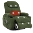 thumbnail image 1 of Juiluna Ultra-Comfortable Recliner (135° Forward & Backward Adjustment) – Adult Adjustable Electric Massage Heated Chair with Dual Cup Holders, Double-Side Storage Pockets & Tool Assembly, 1 of 8