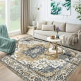 thumbnail image 1 of Juiluna Vintage Runner Rug 2x6 Area Rug Washable Entryway Rug Soft Non Slip Laundry Rug Low Pile Throw Kitchen Runner Mat Retro Accent Floral Rugs Oriental Bedroom Living Room Carpet, 1 of 9