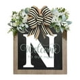 Jujalue 2024 Year Round Front Door Wreath Personalized 24 Letter