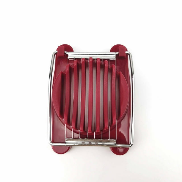 Jujalue Heavy Duty Egg Slicer, Aluminum Egg Cutter for Hard Boiled Eggs