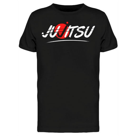 Jujitsu Text T-Shirt Men -Image by Shutterstock, Male x-Large