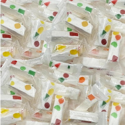 Jujube Nougat Candy | 30 Count, 11-Ounce Pack | Classic Treat with Fruit Jelly Pieces | Individually Wrapped Chewy Candy for Buffe