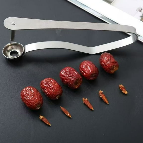 Jujube Pitter Corer Red Date Corer, Fruit Core Remover Cherry Pitters,Jujube Hawthorn Fruit Core Remover Tool Stainless Steel Kitchen Gadgets(1PC)