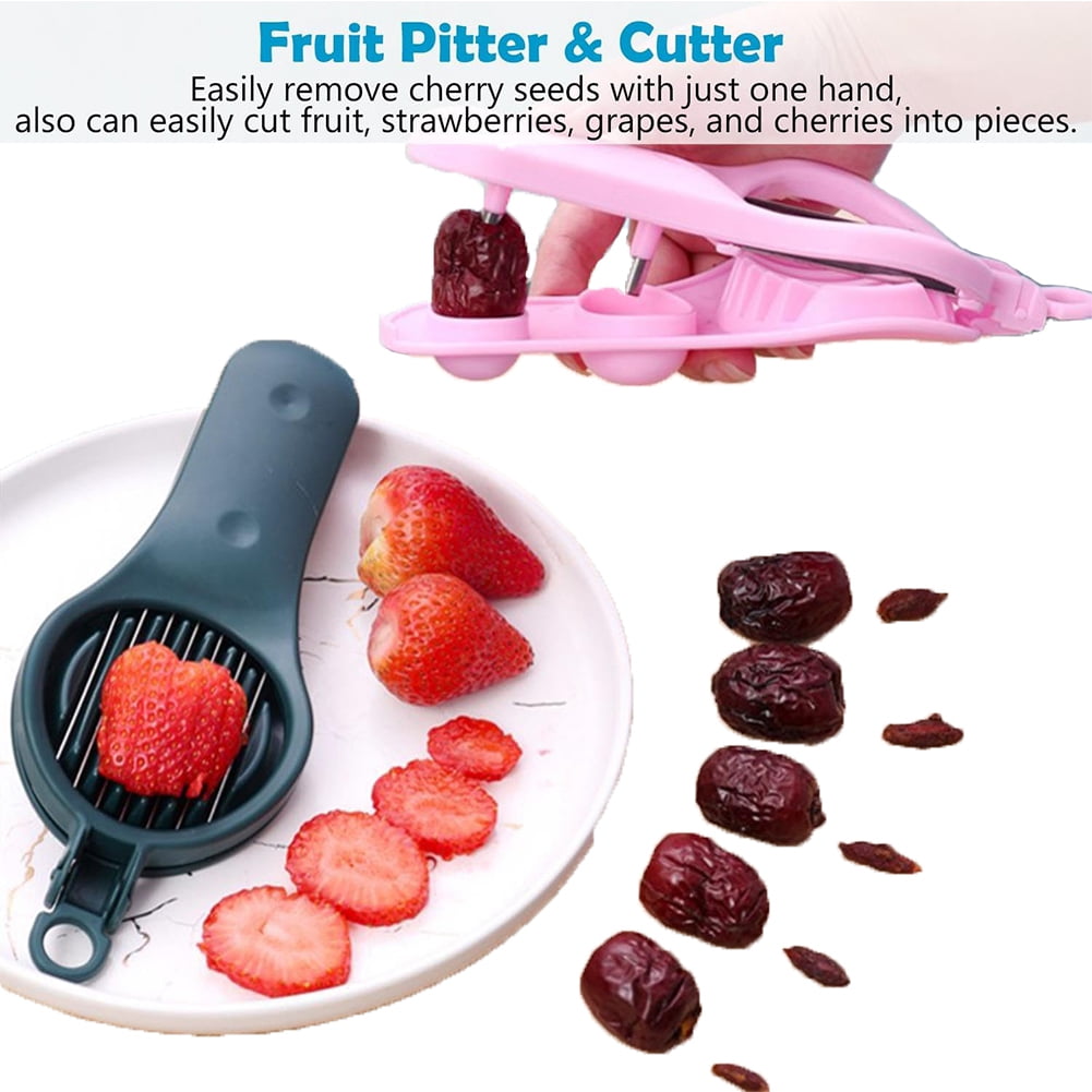 Cherry Olive Seed Remover Stainless Steel Red Dates Corer & Fruit Pitter -  Removes Seeds From Cherries, Olives, Jujube, Hawthorn (7.08 Inch) Kitchen  Gadget Tool