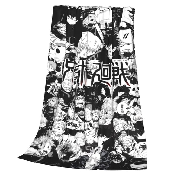 Jujutsu Anime Kaise Blanket Soft Cozy Fleece Throw Blanket Lightweight Warm Fuzzy Flannel Blankets and Throws for Couch Sofa Bed 40"x30"