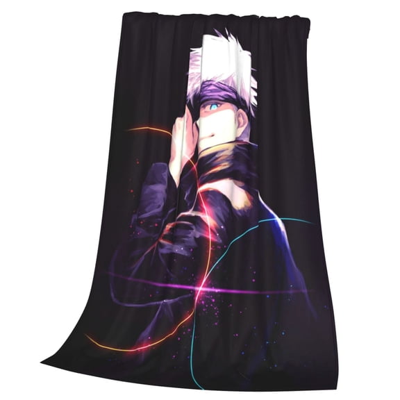Jujutsu Anime Kaise Blanket Soft Cozy Fleece Throw Blanket Lightweight Warm Fuzzy Flannel Blankets and Throws for Couch Sofa Bed 40"x30"
