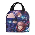 thumbnail image 1 of Jujutsu Anime Kaise Insulated Lunch Bag Adults Lunch Box Tote Bag Keeps Food Hot/Cold For Hours, 1 of 8