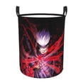 thumbnail image 1 of Jujutsu Anime Kaise Laundry Hamper Circular Laundrys Basket Waterproof Foldable Storage Clothes Bag For Home Bathroom, 1 of 8