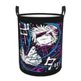 thumbnail image 1 of Jujutsu Anime Kaise Laundry Hamper Circular Laundrys Basket Waterproof Foldable Storage Clothes Bag For Home Bathroom, 1 of 8