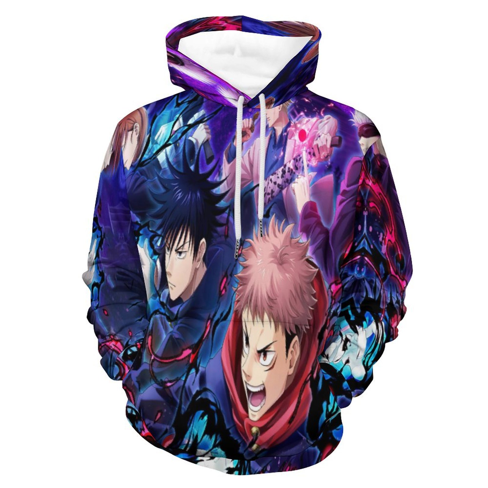 Yuji Casual Clothes Jujutsu Kaisen Cosplay Hoodies 3D Printed Pullover Costume Jacket Itadori Jacket