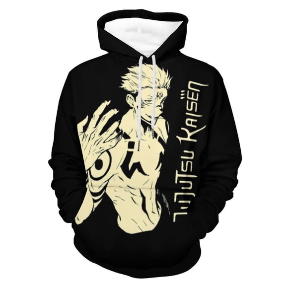 Jujutsu Anime Kaisen Hoodie Costume Cosplay Sweatshirt Sweater 3D Novelty Hooded Pullover for Men Women