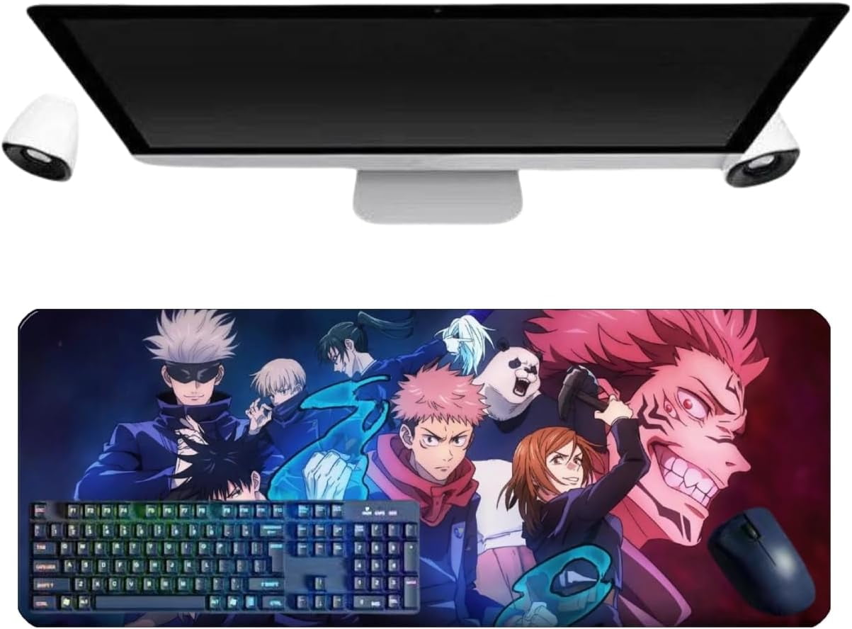 Jujutsu Anime Yuji Gojo XL Multifunction Gaming Anime Mouse Mat Office ...