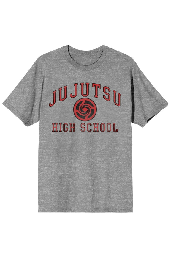 Jujutsu High School Athletic Heather Gray Men's Tee-M