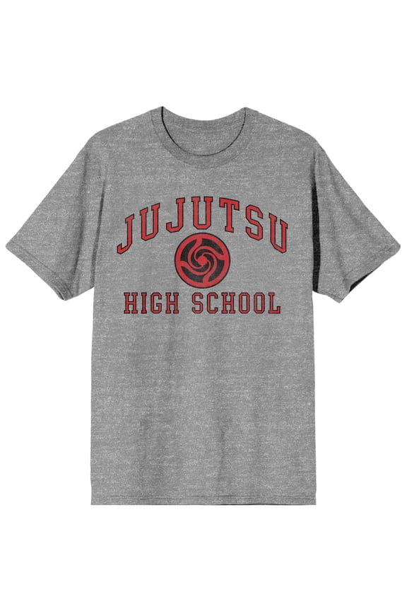 Jujutsu High School Athletic Heather Gray Men's Tee-S