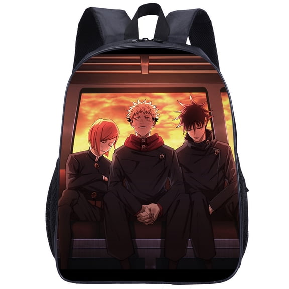 Jujutsu Kaisen 16-inch 3D pattern printed backpack
