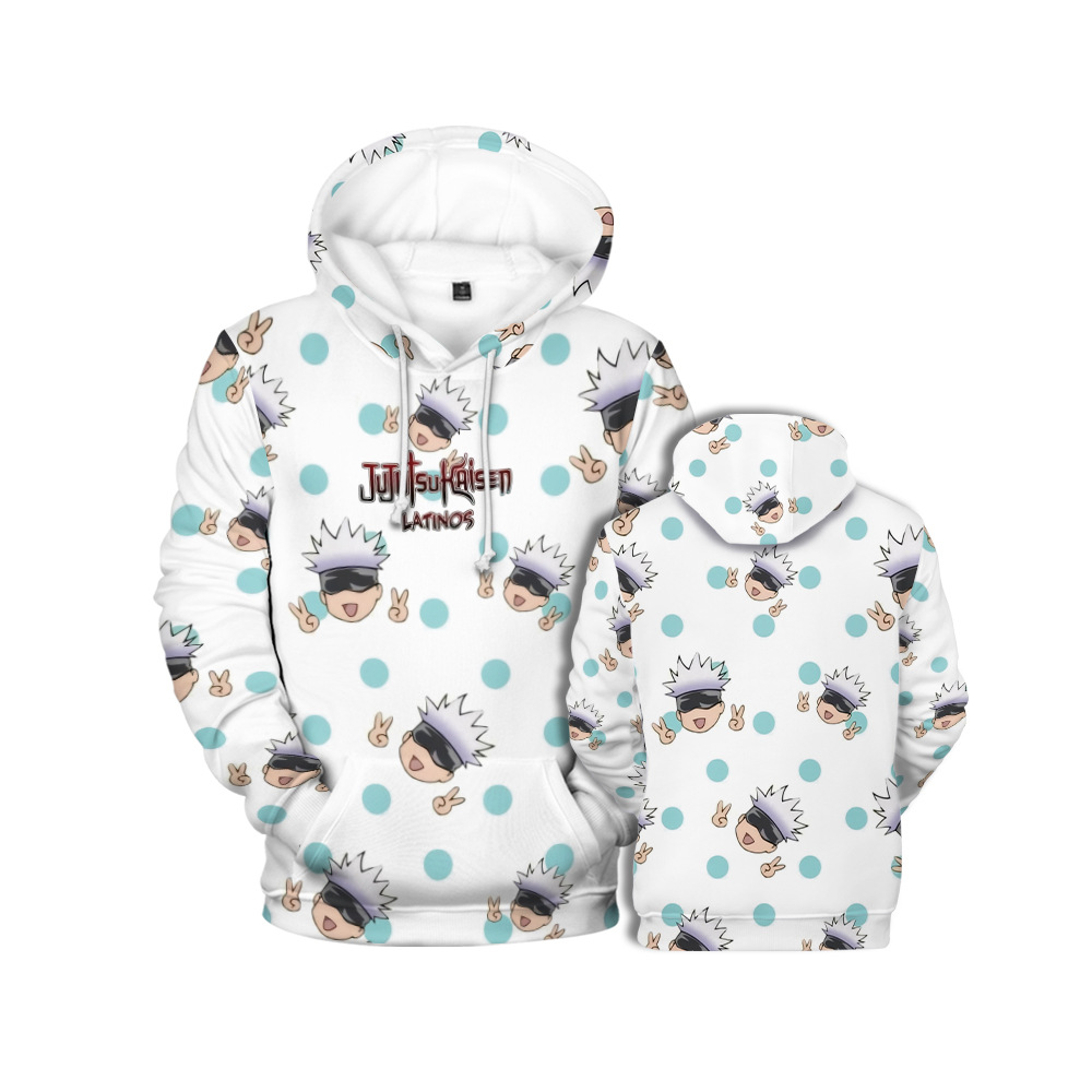 Sweat à Capuche Anime Jujutsu Kaisen 3D - Cosplay JJK, Polyester Confy