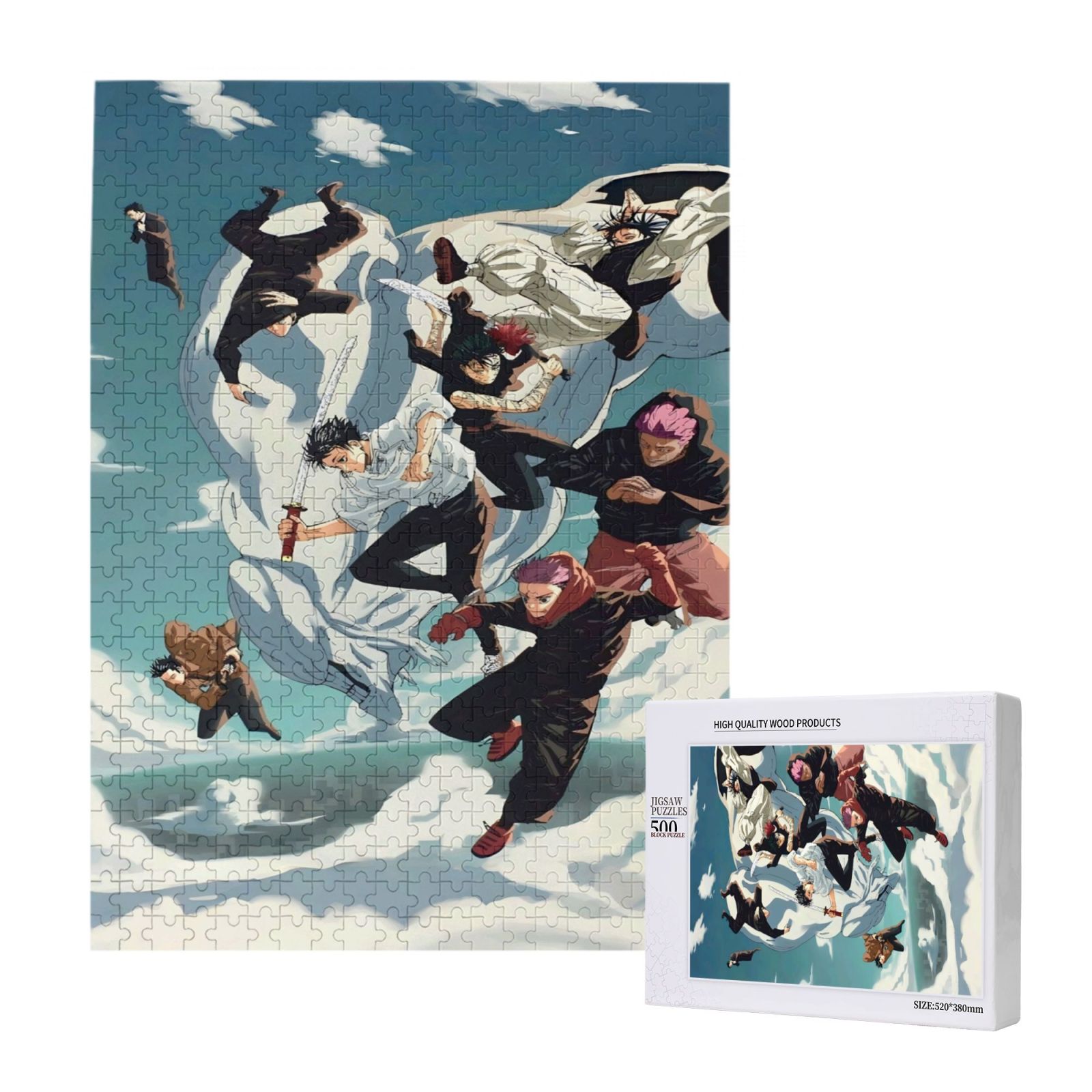 Jujutsu Kaisen Anime Jigsaw Puzzles for Boy girl teen 300/500/1000