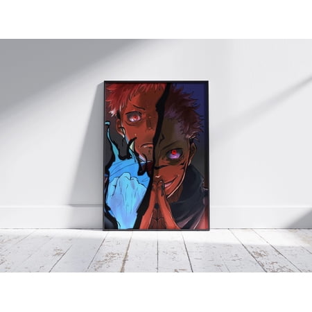 Jujutsu Kaisen Anime Poster Print Jjk Gojo Manga Minimalist Aesthetic Japanese Gift For Anime Fan Sukuna And Yuji