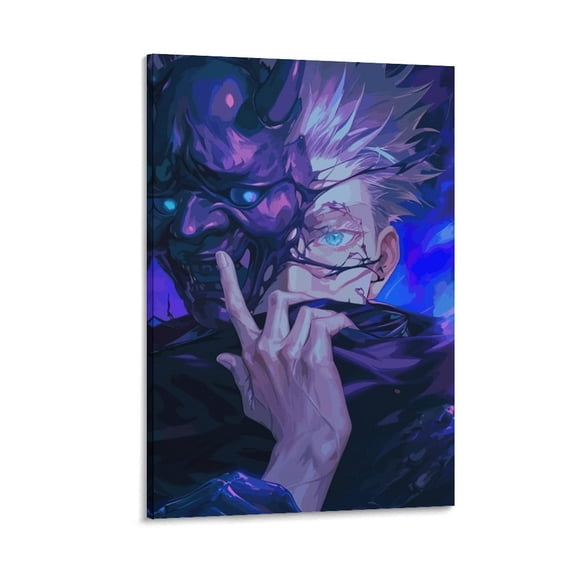 Jujutsu-Kaisen Anime Satoru Gojo And Sukuna (26) Painting On Canvas Wall Art Poster Scroll Picture Print Living Room Walls Decor Home Posters 24x36inch(60x90cm)