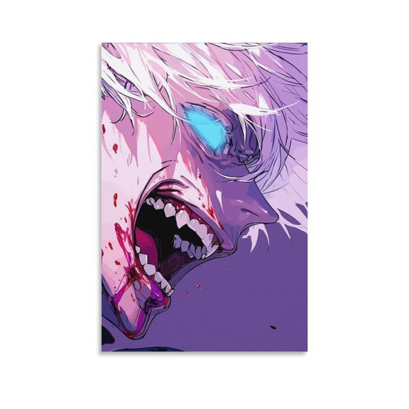 Jujutsu-Kaisen Anime Satoru Gojo And Sukuna (39) Artworks Picture Print Poster Wall Art Painting Canvas Gift Decor Home Posters Decorative 12x18inch(30x45cm)