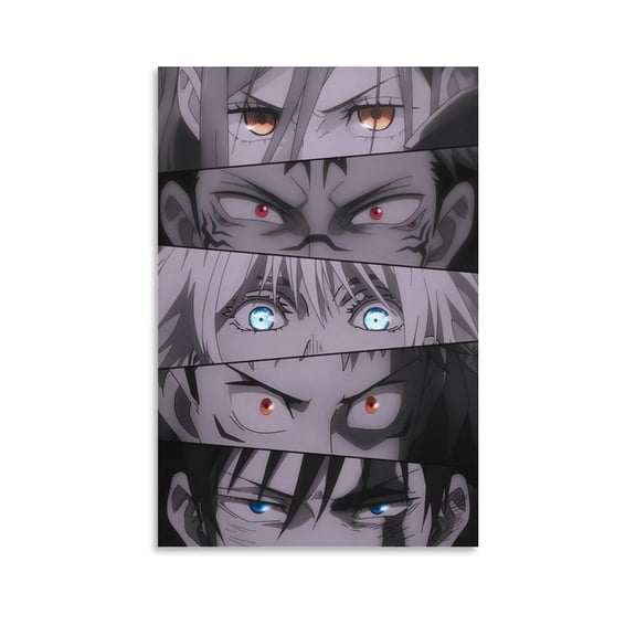 Jujutsu-Kaisen Anime Satoru Gojo And Sukuna (77) Canvas Wall Art Prints Poster Gifts Photo Picture Painting Posters Room Decor Home Decorative 12x18inch(30x45cm)