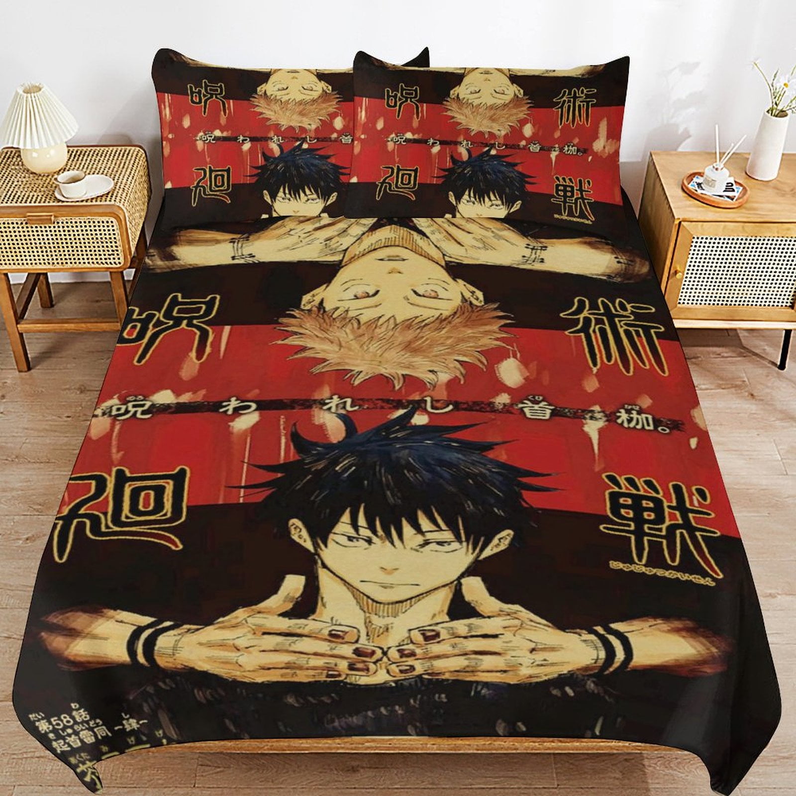 Jujutsu Kaisen Bed Duvet Cover Microfiber Bedding Sets 3D Printed ...