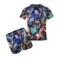 thumbnail image 1 of Jujutsu Kaisen Boys Rash Guard Set 2 Piece Swimsuits Short Sleeve Bathing Suits with Trunks, 1 of 7
