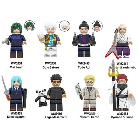 Jujutsu Kaisen Building Block Figures Sets x 8 Set 3