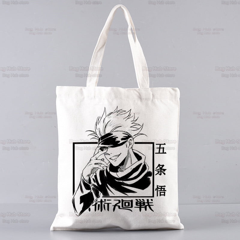 Jujutsu Kaisen Cartoon Shopping Bag Ryomen Sukuna Itadori Yuji Bolsas ...