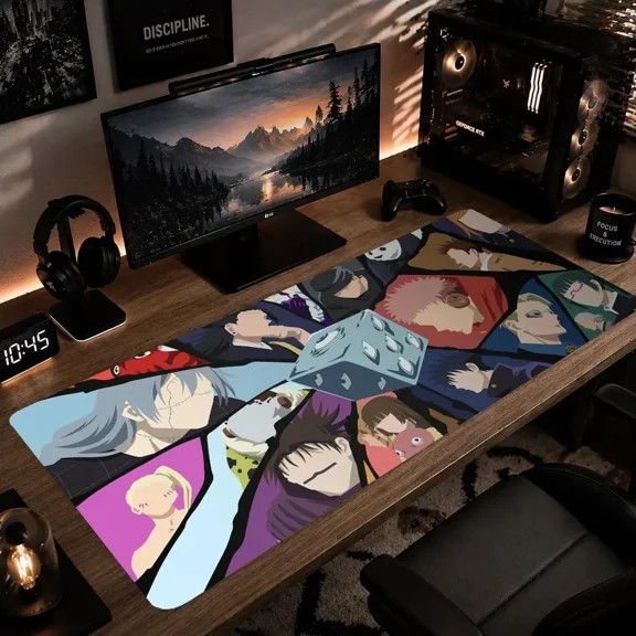 Jujutsu Kaisen Cast Mouse Pad, Anime Gaming Desk Mat Mouse Pad, Desk Mat, PC Accessories FASTSHIPPING