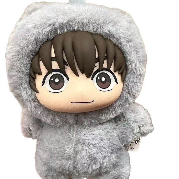 Jujutsu Kaisen Cat Ear Plush Series Keychains Jujutsu Kaisen Season 2 Cat Park Party Gojo Satoru Blind Box Plush Doll Bag Pendant Model Collection Cartoon Decorative Photo Props Stuffed Plush Toy