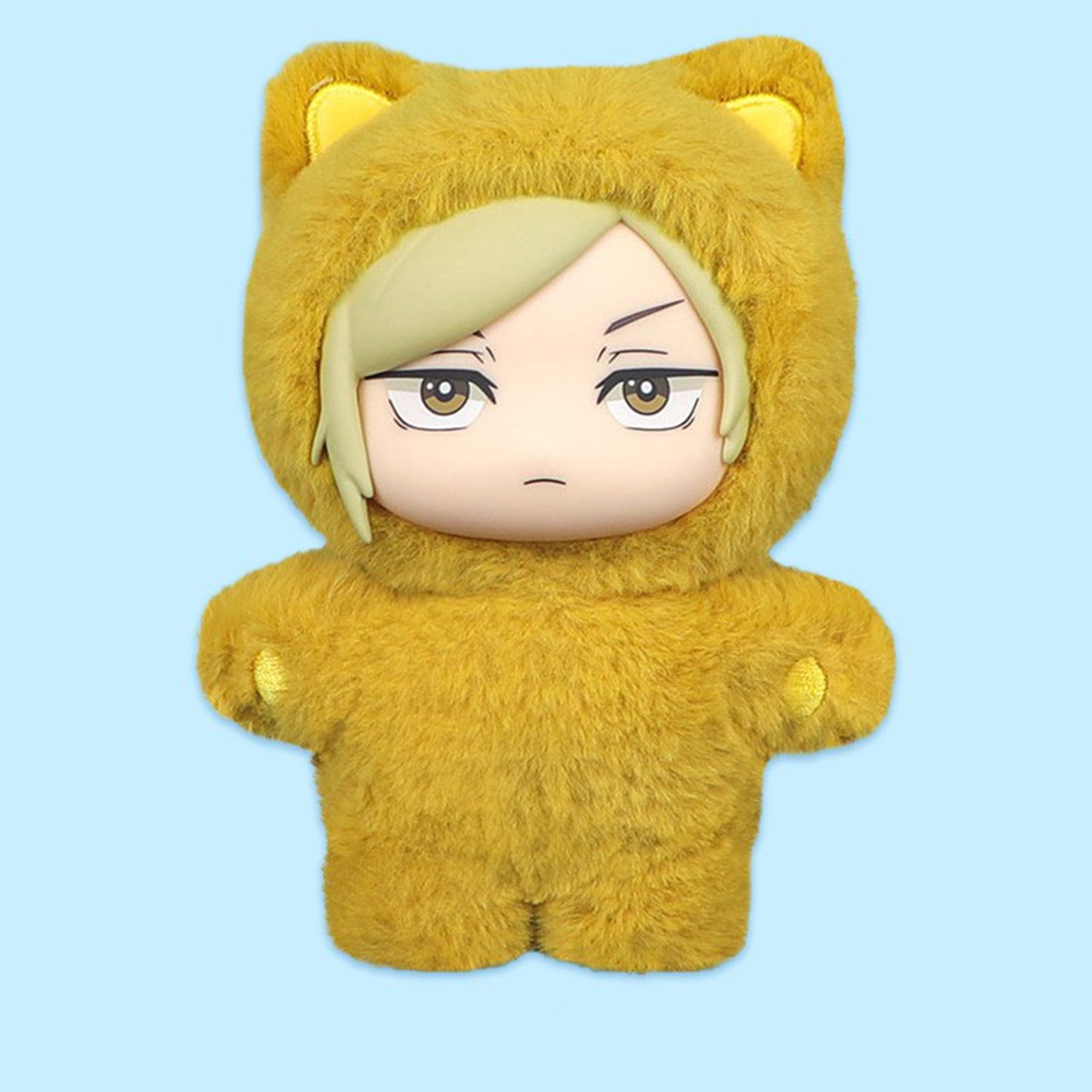 Jujutsu Kaisen Cat Ear Plushie Series  Blind Box Jujutsu Kaisen Season 2 Cat Park Party Gojo Satoru Blind Box  Plush Toys Doll Bag Pendant Model Collection Home Decoration as Birthday Gifts