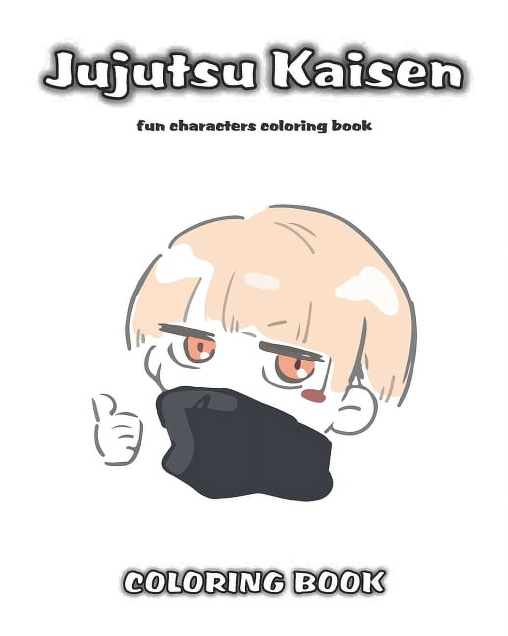 Jujutsu Kaisen Coloring Book: characters coloring book with High Quality Illustrations For Kids And Adults