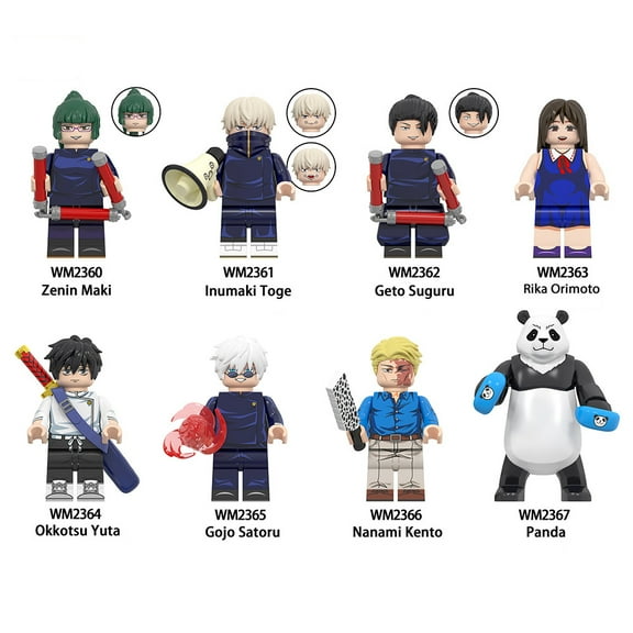 Jujutsu Kaisen Custom Building Block Sets x 8 Set 2